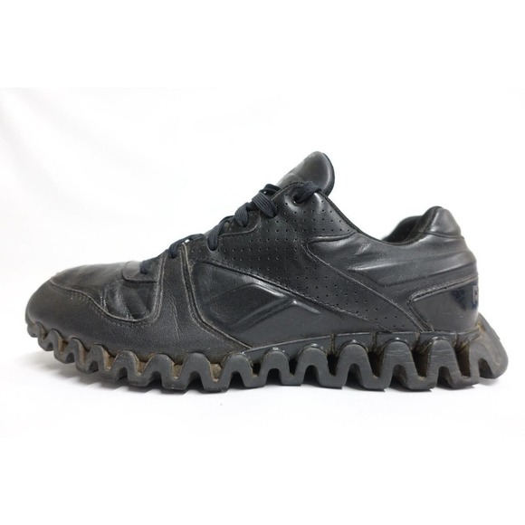 REEBOK Zigtech Black 9.5M-US/8.5UK/42.5EU Men ZigRpo Leather Athletic Sneakers main image 8